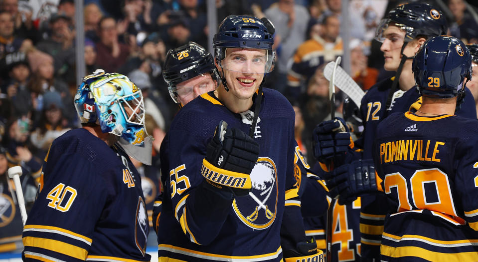 Rasmus Ristolainen continues to score fantastic goals and take advantage of all eyes being on him. (Photo by Sara Schmidle/NHLI via Getty Images)