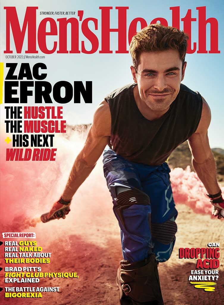 Zac Efron, Men's Health, Magazine, October 2022