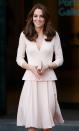 <p>The Duchess wore a look by <a href="http://bit.ly/1f1CsXE" rel="nofollow noopener" target="_blank" data-ylk="slk:Alexander McQueen;elm:context_link;itc:0;sec:content-canvas" class="link ">Alexander McQueen</a> to the <a href="http://www.npg.org.uk/" rel="nofollow noopener" target="_blank" data-ylk="slk:National Portrait Gallery;elm:context_link;itc:0;sec:content-canvas" class="link ">National Portrait Gallery</a>.</p>