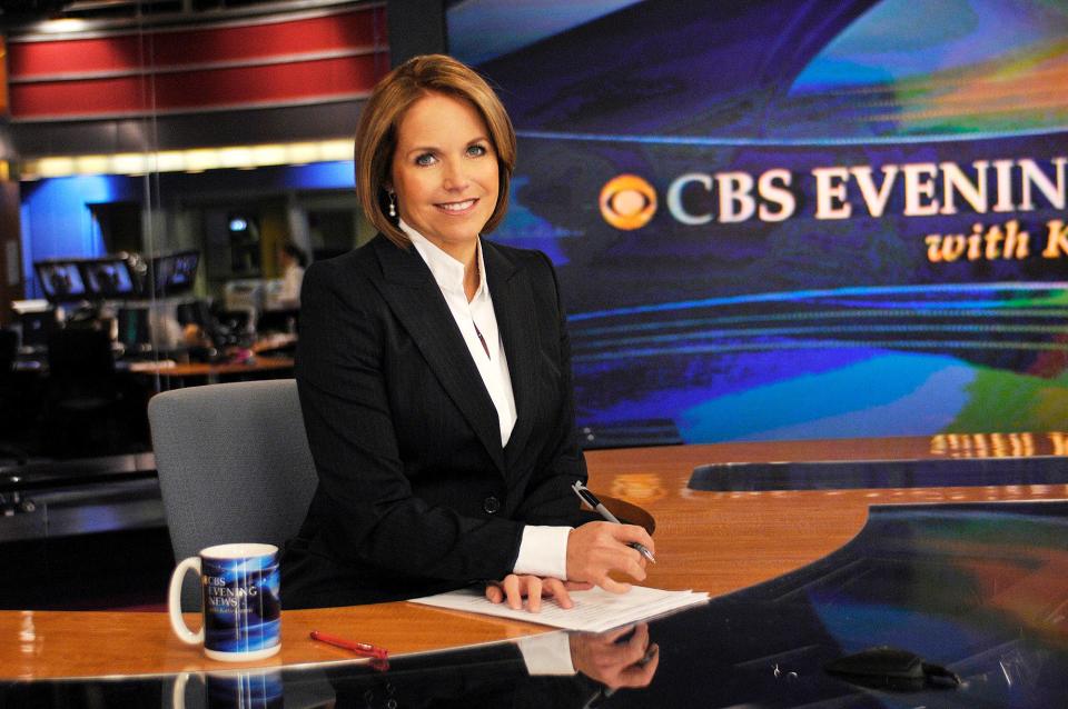 Katie Couric became the first woman to anchor an evening news program on her own in 2006.