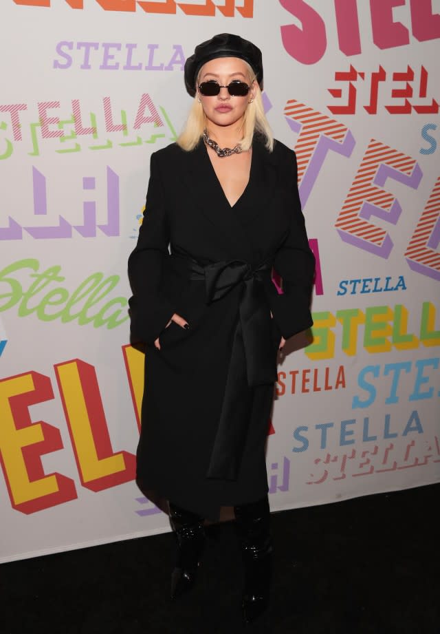 Christina Aguilera at Stella McCartney