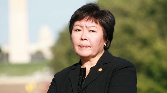 Zamira Sydykova is a journalist, democracy activist and former diplomat who served as the ambassador of Kyrgyzstan to the United States and Canada, 2005-10.
