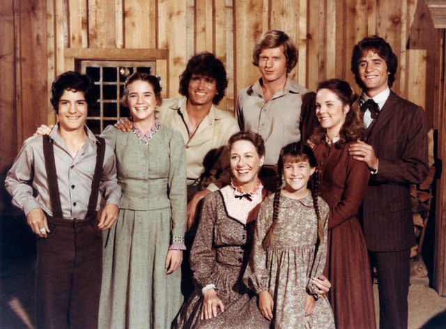 <p>NBCU Photo Bank/NBCUniversal via Getty </p> 'Little House on the Prairie' cast members Matthew Laborteaux, Melissa Gilbert, Michael Landon, Dean Butler, Melissa Sue Anderson, Linwood Boomer, Karen Grassle and Lindsay/Sidney Greenbush