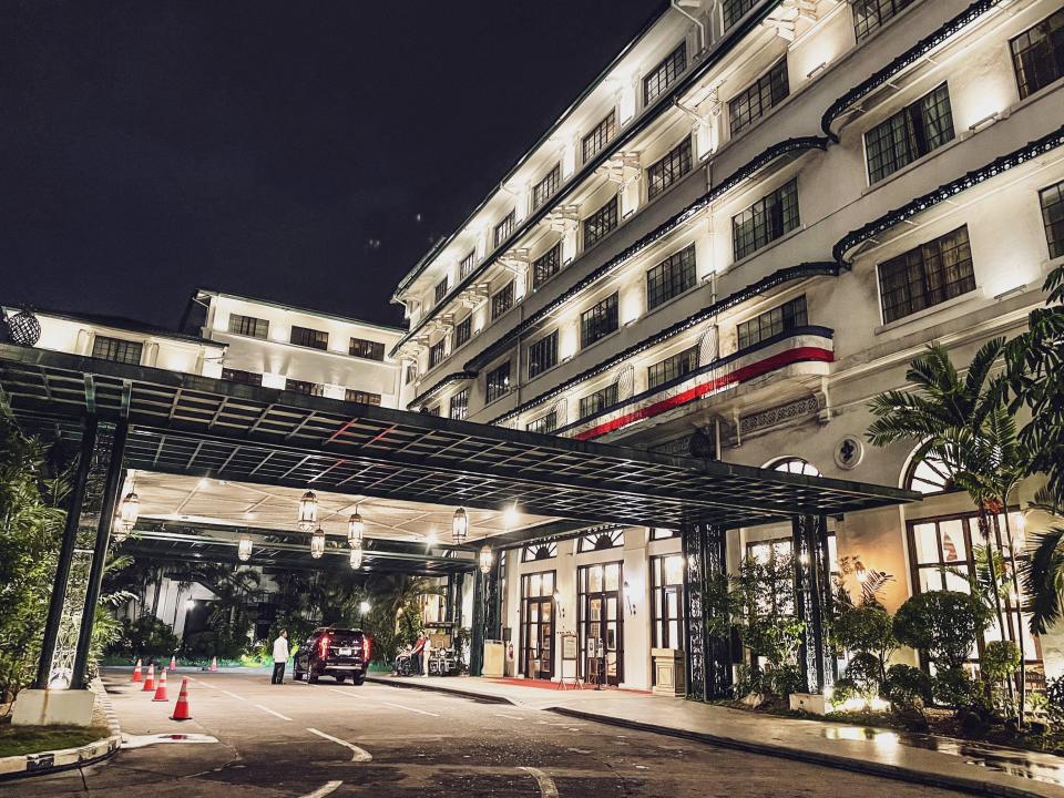 The Manila Hotel.