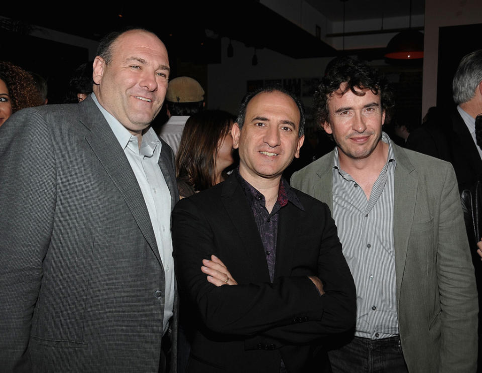 In the Loop NY Screening 2009 James Gandolfini Armondo Iannucci Steve Coogan