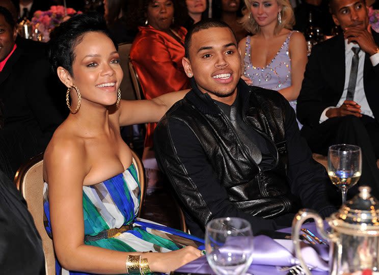 Rihanna and Chris Brown’s relationship and his violent assault on her has defined his image. (Photo: Getty Images)