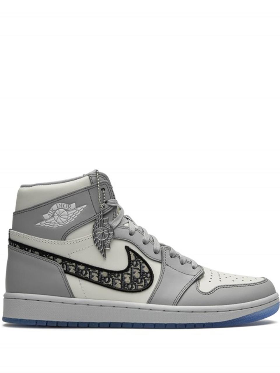 Jordan x Dior Air Jordan 1 Retro High sneakers, £13,123, farfetch.com (Nike)