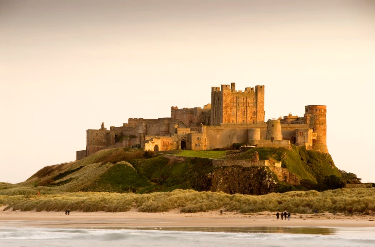 The Northumberland coast is home to pretty towns such as Bamburgh (Getty Images)