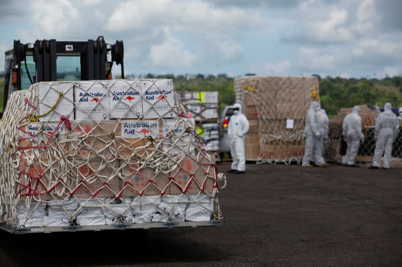 Australian plane brings aid to cyclone-struck Vanuatu