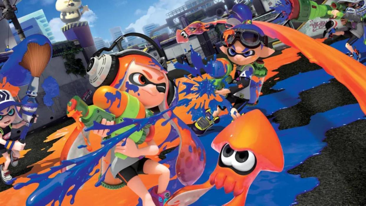  Key art for Splatoon. 