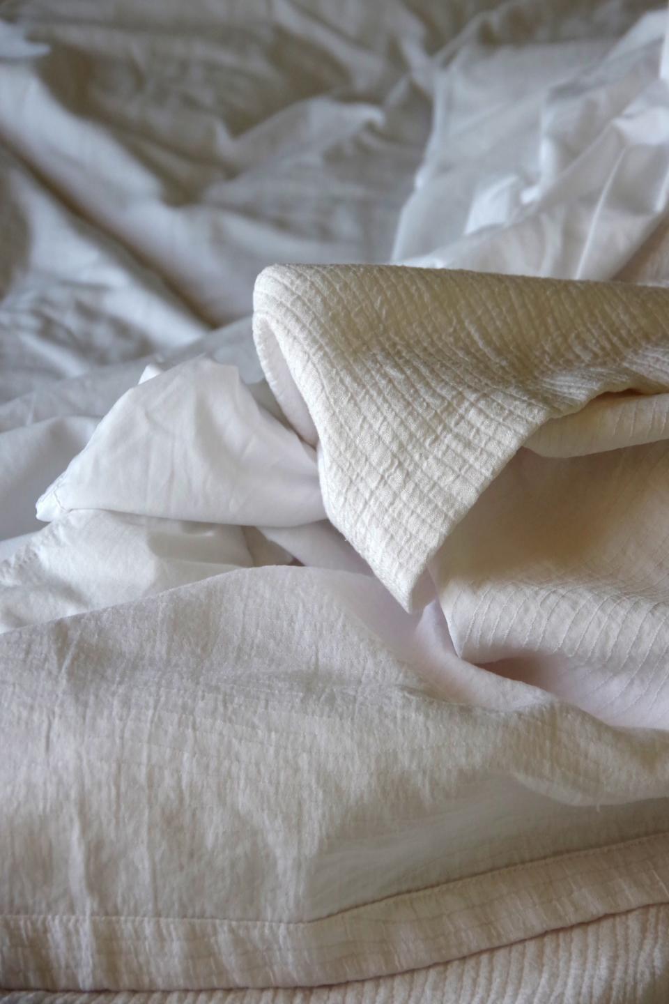 Sheets should be changed once a week at minimum, according to some cleaning experts.
