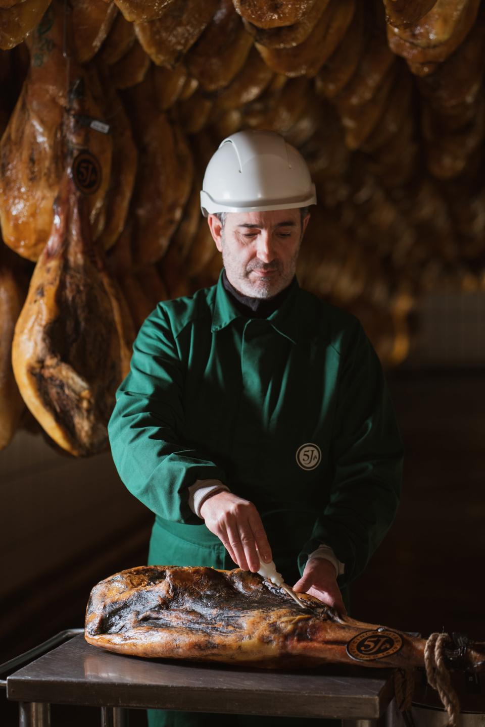 Master cutters are another facet of the extreme care that goes into jamon Ibérico.