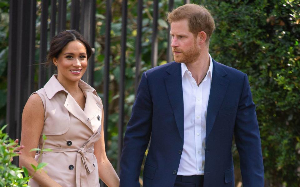 The Sussexes opened up candidly about their struggles in the ITV documentary Harry & Meghan: An African Journey - Dominic Lipinski