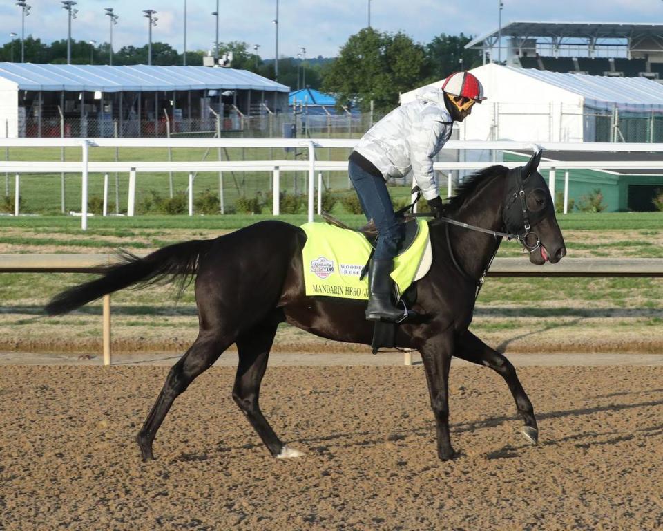 Mandarin Hero is entered as an also-eligible for Saturday’s Kentucky Derby and would put a third Japan-bred horse in the field if two others scratch.