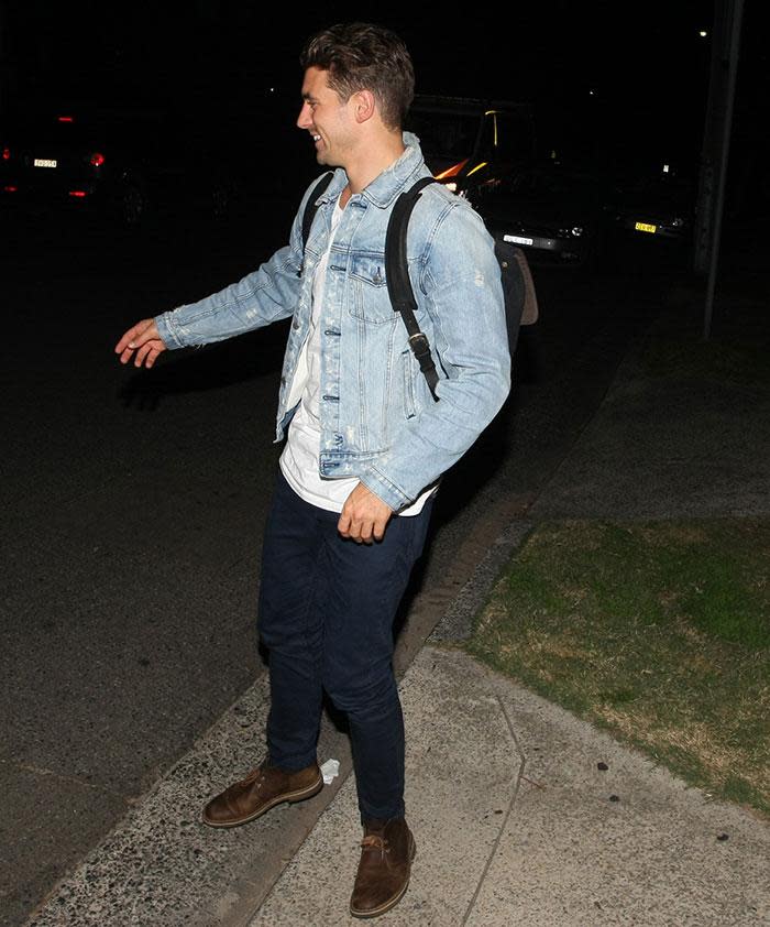 Matty J returns to Sydney after filming The Bachelor