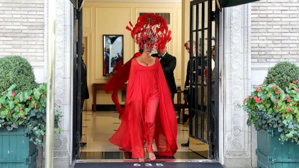 PHOTO: Actress Nicole Ari Parker is seen on the set of 'And Just Like That...' on Oct. 11, 2022, in New York City. (Jose Perez/Bauer-Griffin/GC Images via Getty Images)