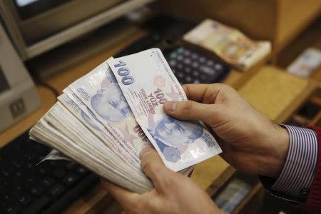 The Turkish lira continued to plunge on Friday.
