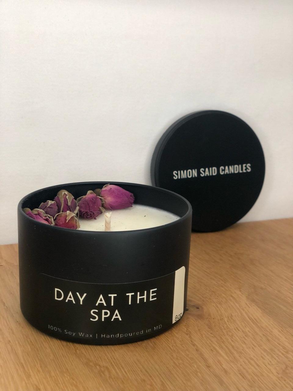 13) Day at the Spa Vegan Soy Wax Candle