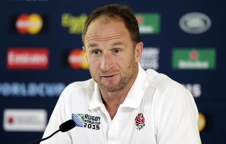 Rugby Union - England Press Conference - Pennyhill Park, Bagshot, Surrey - 29/9/15 England backs coach Mike Catt during a press conference Action Images via Reuters / Henry Browne Livepic