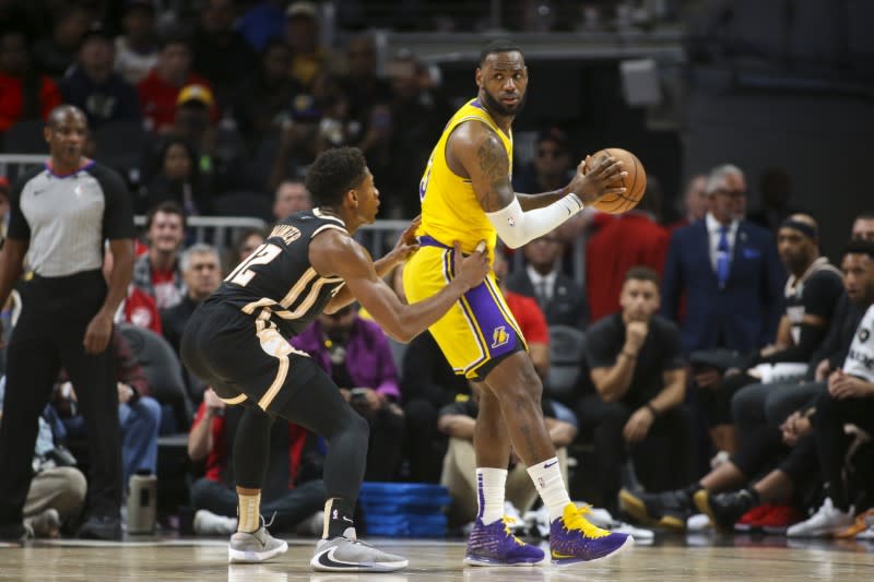 NBA: Los Angeles Lakers at Atlanta Hawks