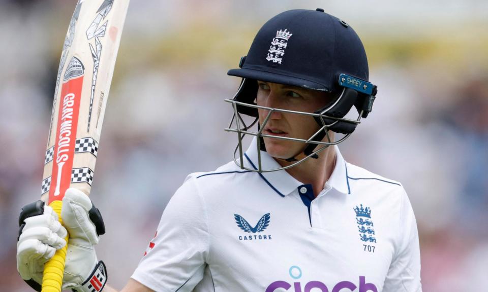 <span>Harry Brook is in rich form in Tests, his average of 62.54 after 23 innings the highest since Don Bradman among players with 1,000-plus runs.</span><span>Photograph: John Sibley/Action Images/Reuters</span>