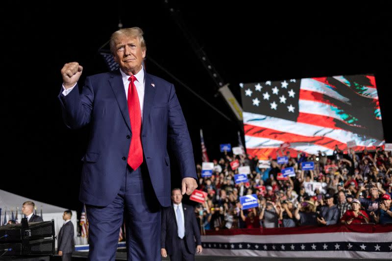 FILE PHOTO: Trump holds rally in Nevada