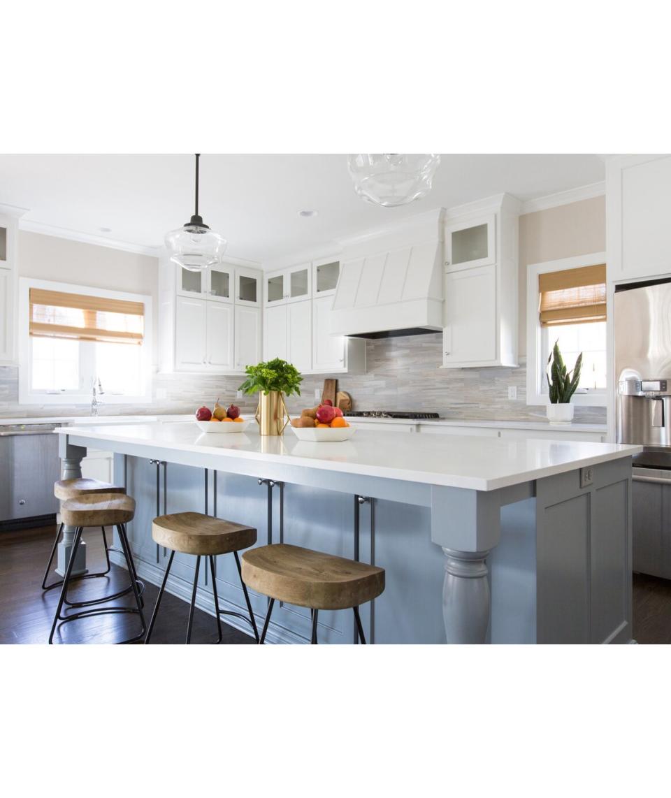 Spacious Kitchen Island