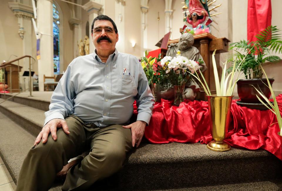 Deacon Luis Sanchez is pictured at St. Willebrord Catholic Church in Green Bay. Sanchez moved to Green Bay from Mexico in 1980, a time when none of the area's churches regularly celebrated Mass in Spanish. He said "a lot of sacrifice" was made to get to the point where four Green Bay churches, as well as churches in other northeast Wisconsin communities, offer services in Spanish.