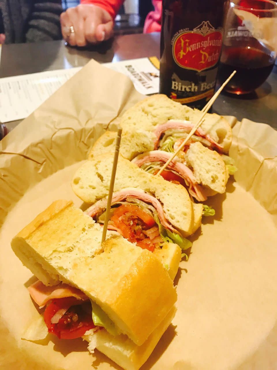 The best sub you'll ever have is at family-owned Boardwalk Sub Shop. photo: Carly Williams/Be