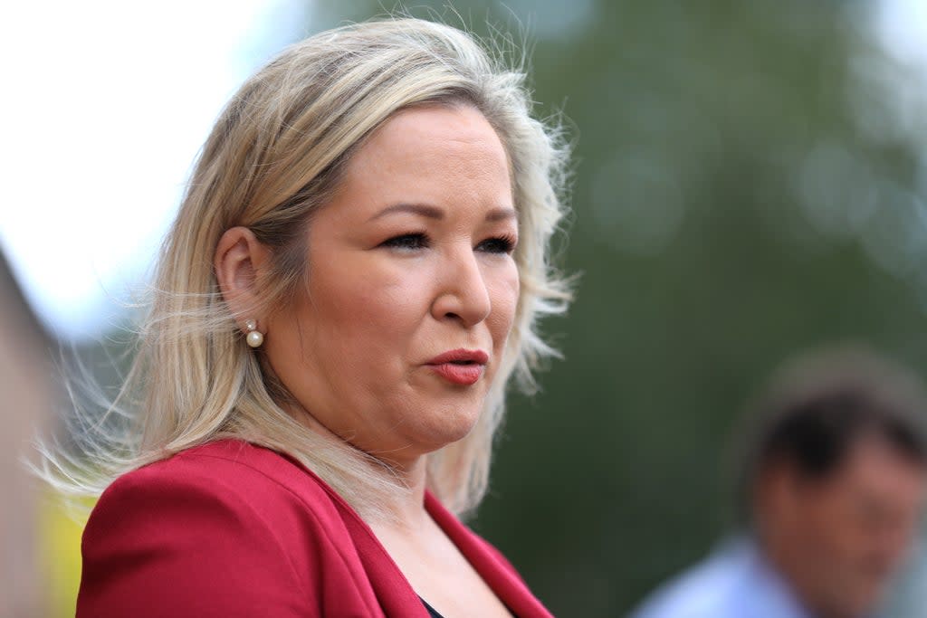 Michelle O’Neill said she is self-isolating after contracting Covid-19 (Peter Morrison/PA) (PA Wire)