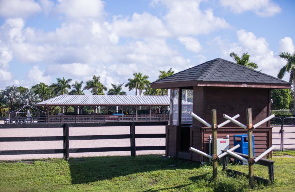 An equestrian arena at Wellington International on Tuesday, September 20, 2022, in Wellington.