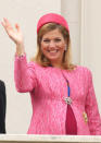 Photo by Getty Images<br> She bears a striking resemblance to Elle Woods: In 2003, Maxima channeled her inner sorority girl when she attended the The Prinsjesdag (Prince's Day) State Opening Of Parliament In The Hague in South Holland. Where's Bruiser?