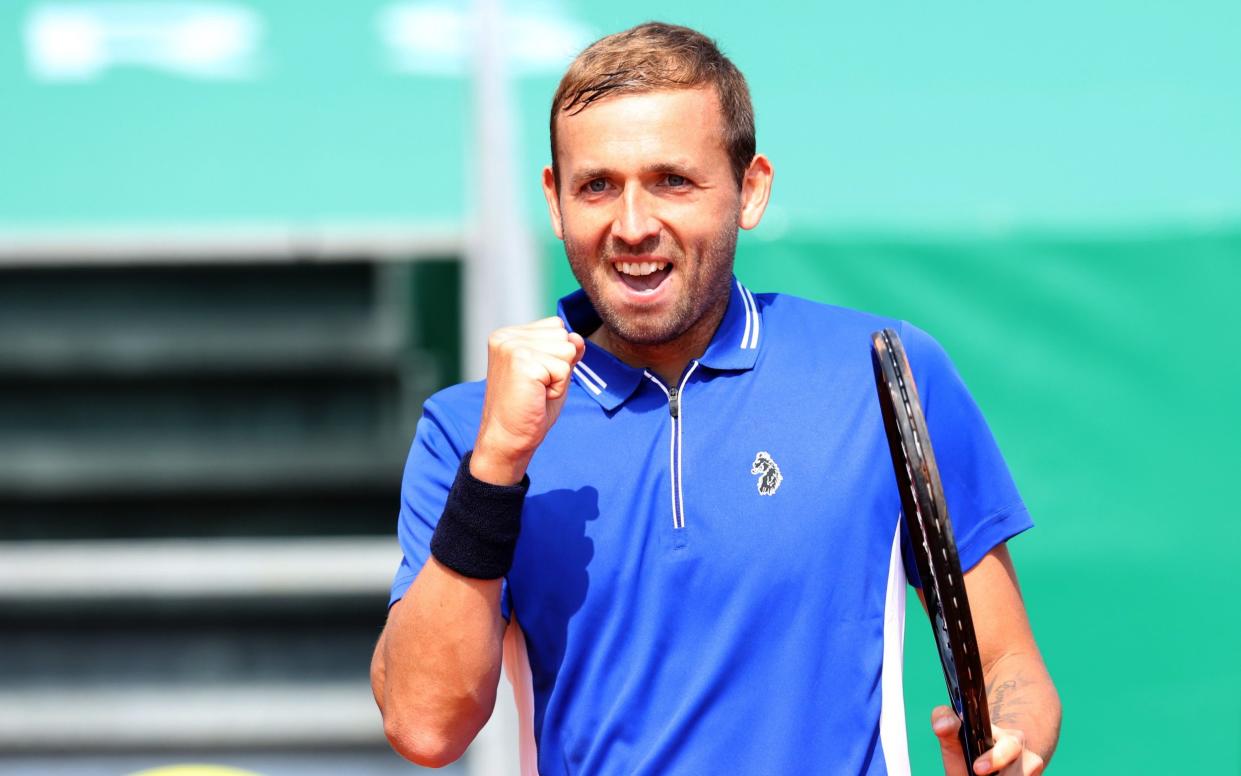 Dan Evans stuns Novak Djokovic with straight-sets victory in Monte-Carlo Masters - GETTY IMAGES