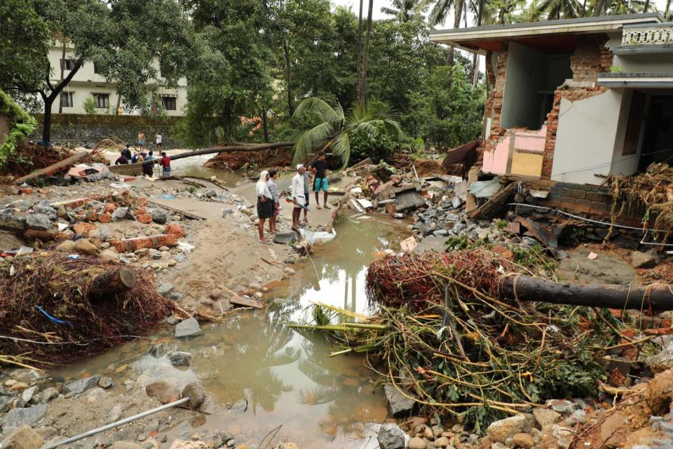 Deluges destroyed aces of land (AFP/Getty Images)