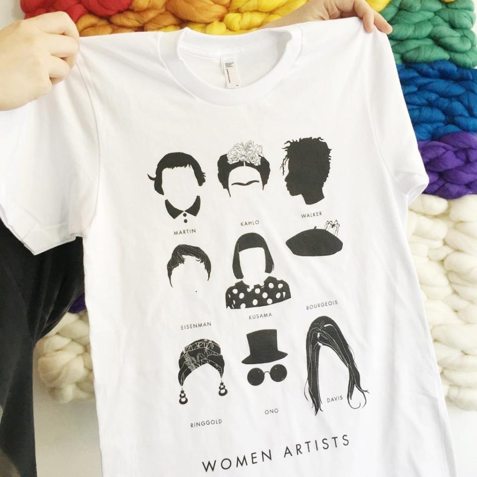 $35 at <a href="http://otherwild.com/collections/t-shirts/products/women-artists-kids-t-shirts?variant=27226565889" target="_blank">Otherwild</a>