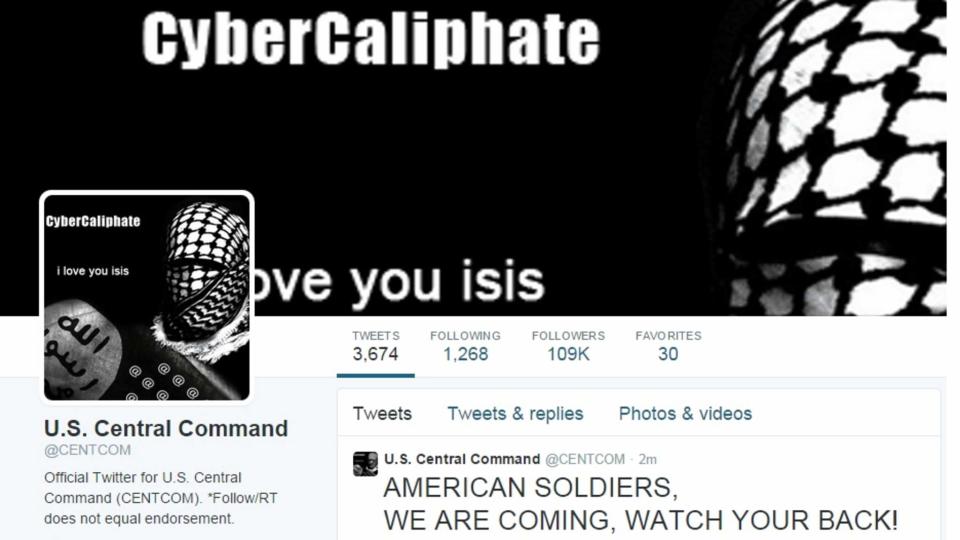 US Centcom Twitter Account Hacked By IS