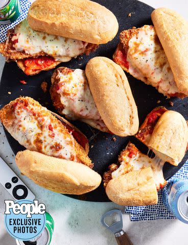 Jen Causey Peyton Manning's Chicken Parmesan Sandwiches