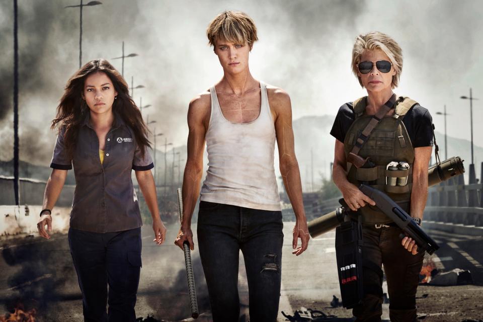 Is Mackenzie Davis playing a Terminator? (Paramount)