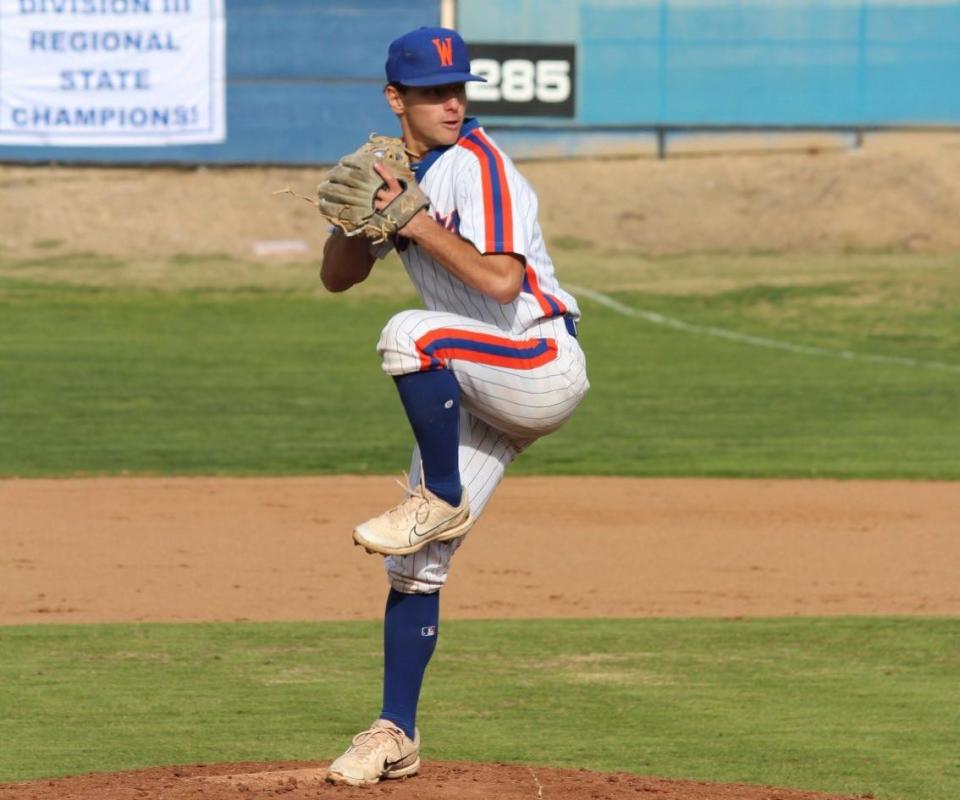 Jesse Beer, who is 5-0 with an 0.85 ERA, is part of a deep and talented pitching staff for Westlake.