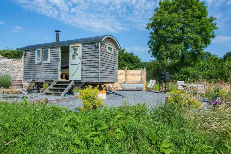 Stay in a Somerset shepherd's hut for the ultimate rustic break (Dimpsey)