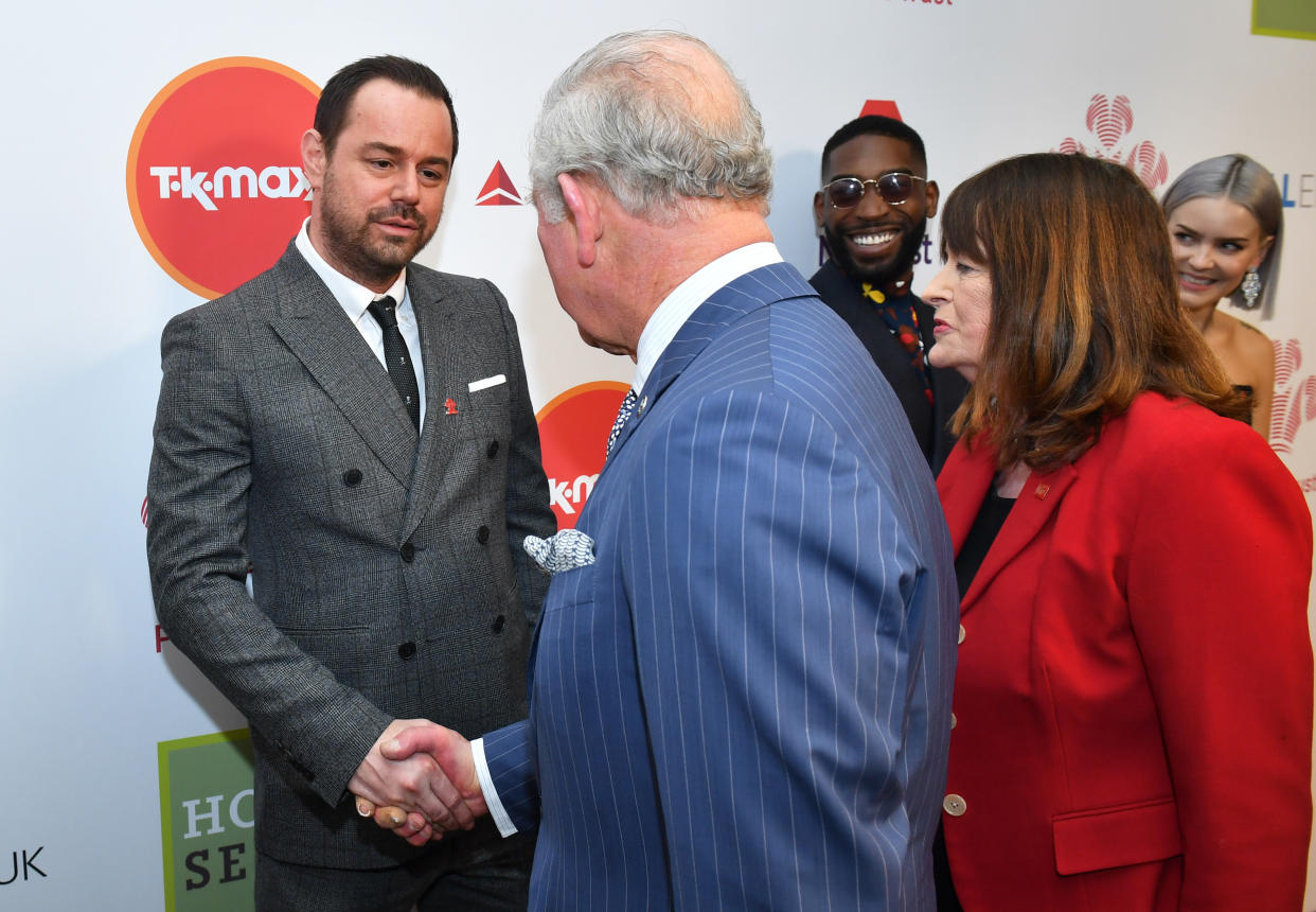 Danny Dyer meets Prince Charles at the Prince’s Trust Awards [Photo: PA]