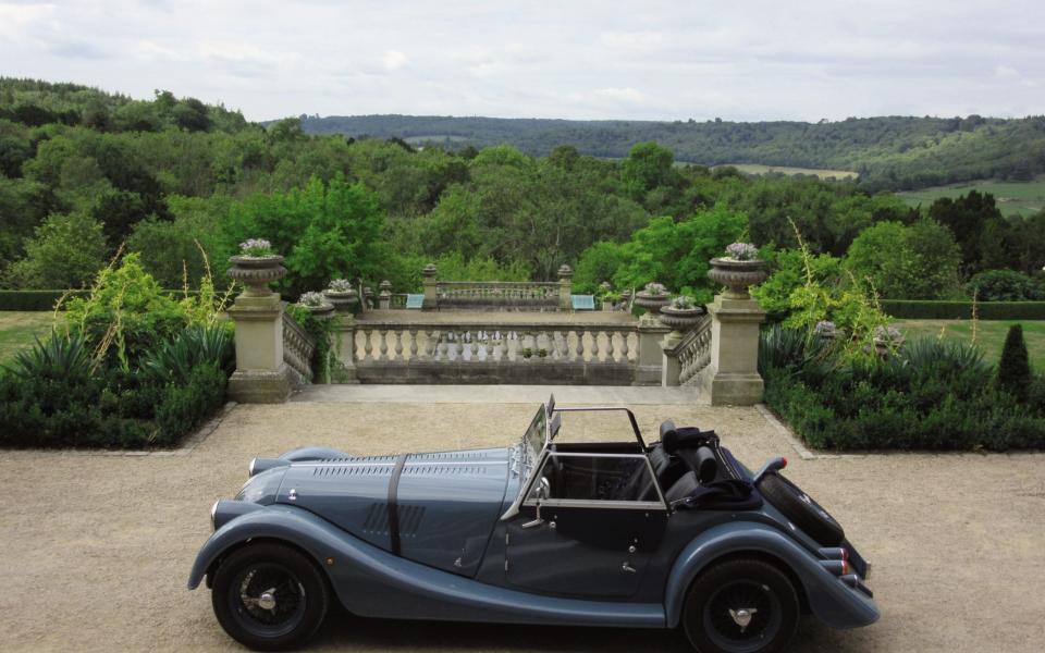 Guests of the Beaverbrook can now reserve a Morgan Plus 4 to zoom around in