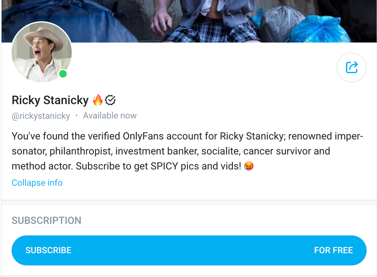 John Cena’s OnlyFans account promising ‘spicy pics and vids’ (OnlyFans)