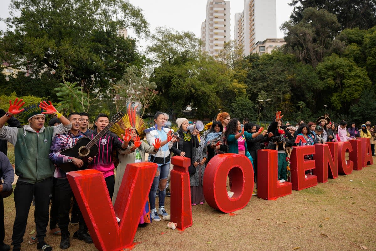 BRASIL-INDÍGENAS MUERTOS (AP)