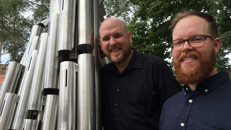 Whistling steel sound sculpture unveiled in Centretown