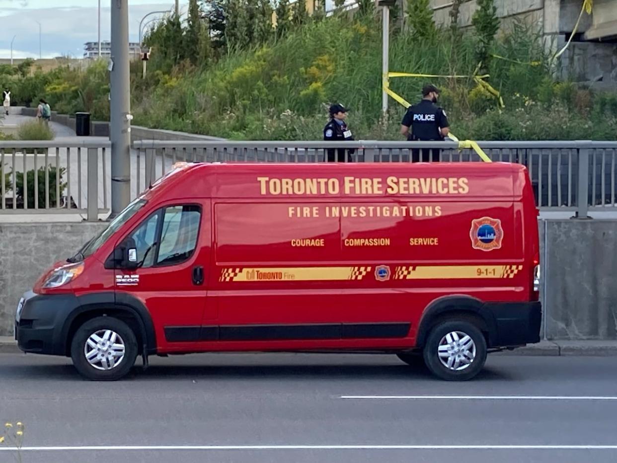 Toronto Police say a person is dead after a mattress fire in North York.  (James Spalding/CBC - image credit)