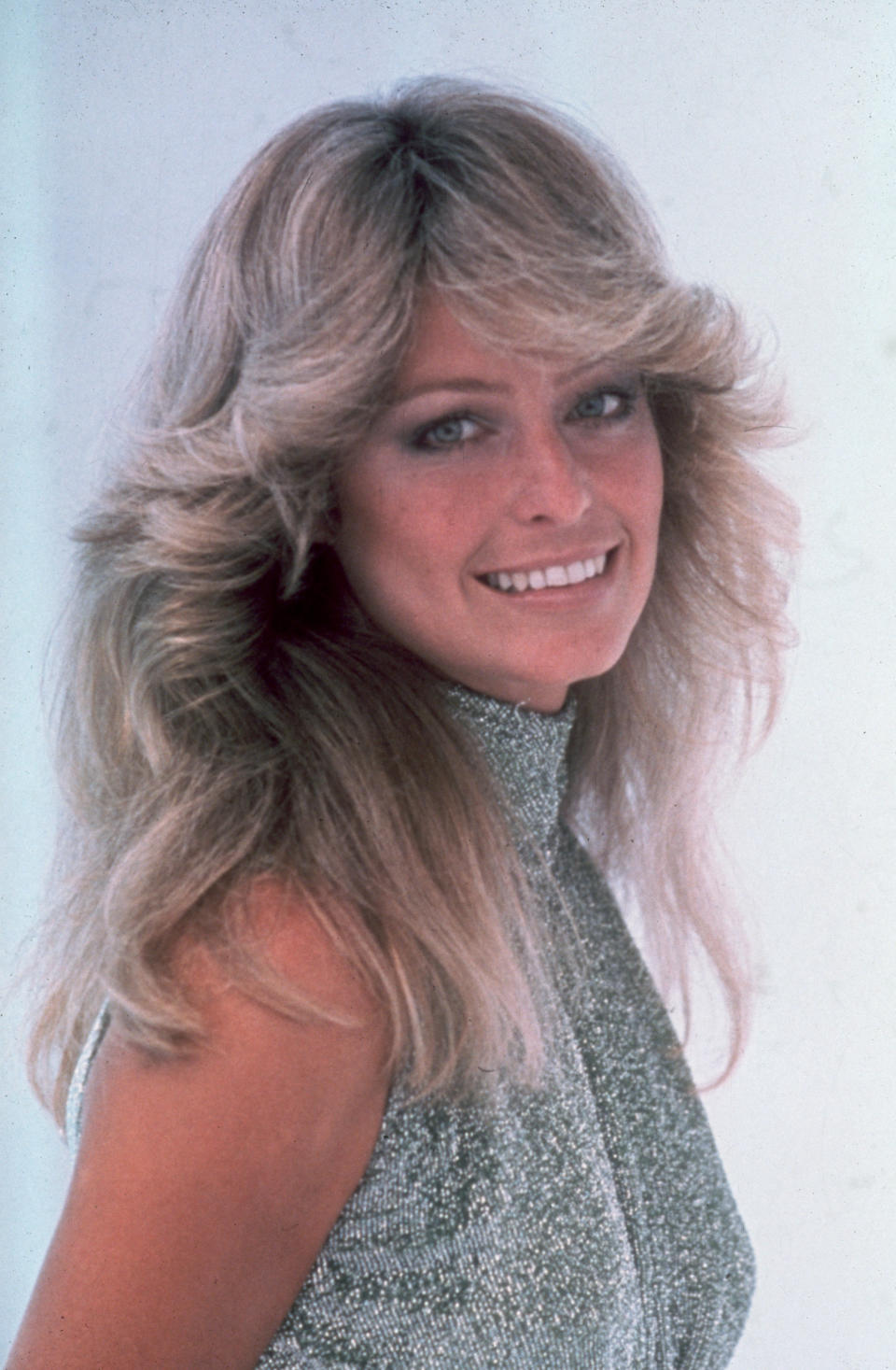 best celebrity blondes Farrah Fawcett