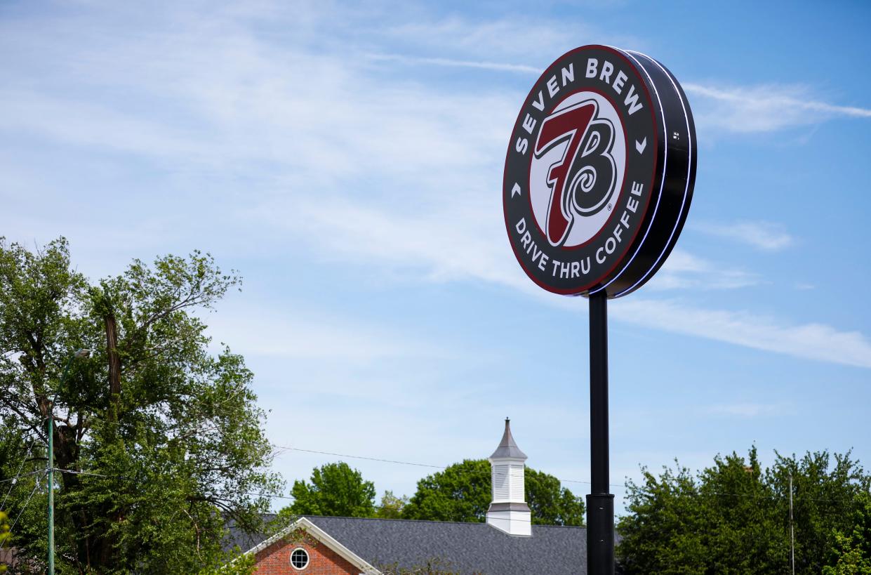 The new 7 Brew Coffee at Sunshine Street and Jefferson Avenue on Wednesday, May 1, 2024.