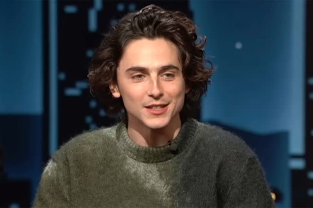 Timothée Chalamet on 'Jimmy Kimmel Live!'