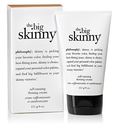 Philosophy The Big Skinny Self-Tanning Firming Cream, $28, at Philosophy.com